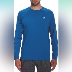 Hodo Sports Royal Blue Swim Shirts Long Sleeve Rashguard